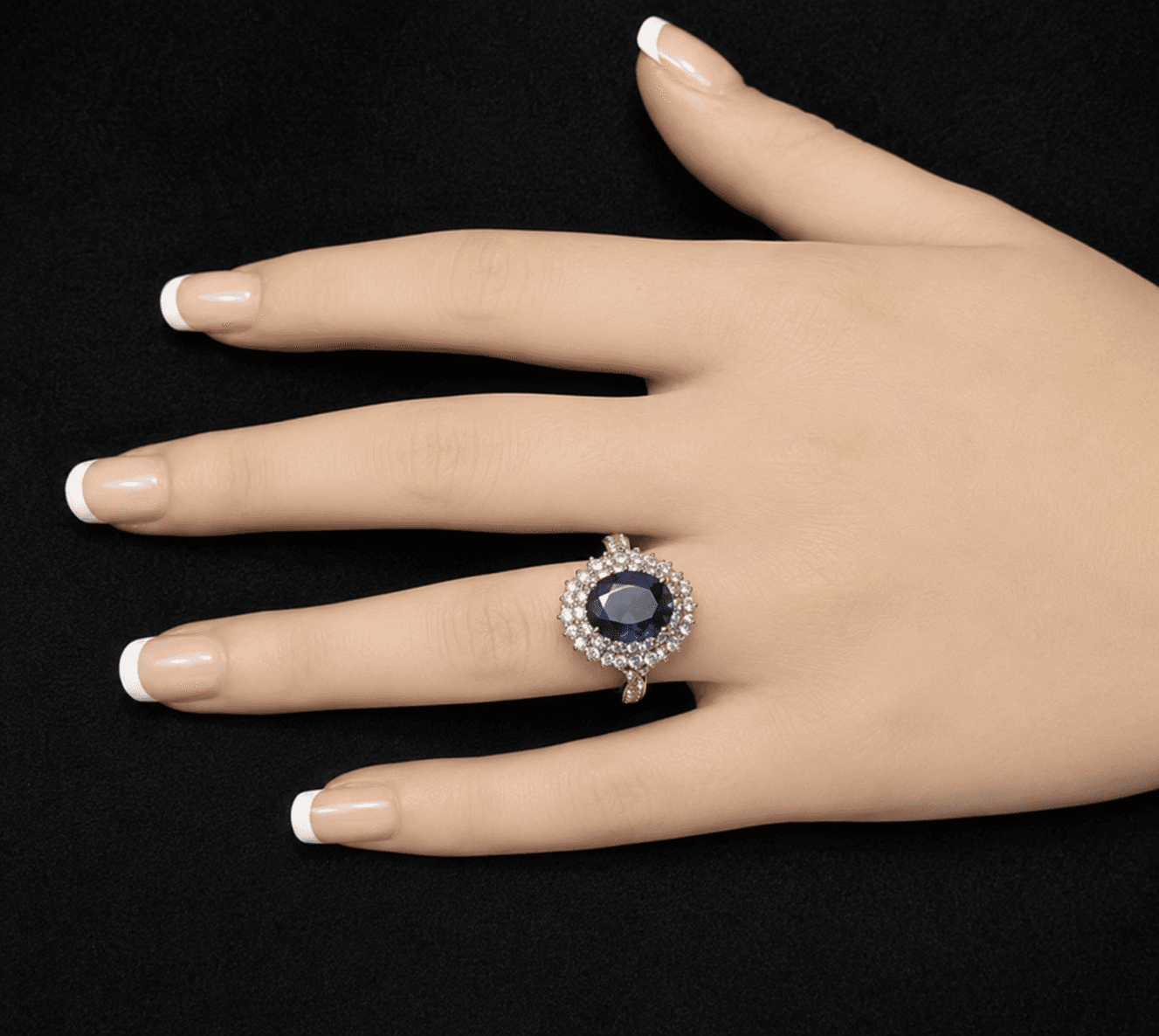 Brilliant Women's Sapphire Birthstone Birthday and Promise Ring